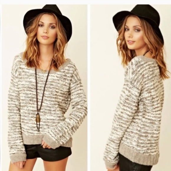 Free People Sail To The Moon Sweater Sz Med - Picture 1 of 7